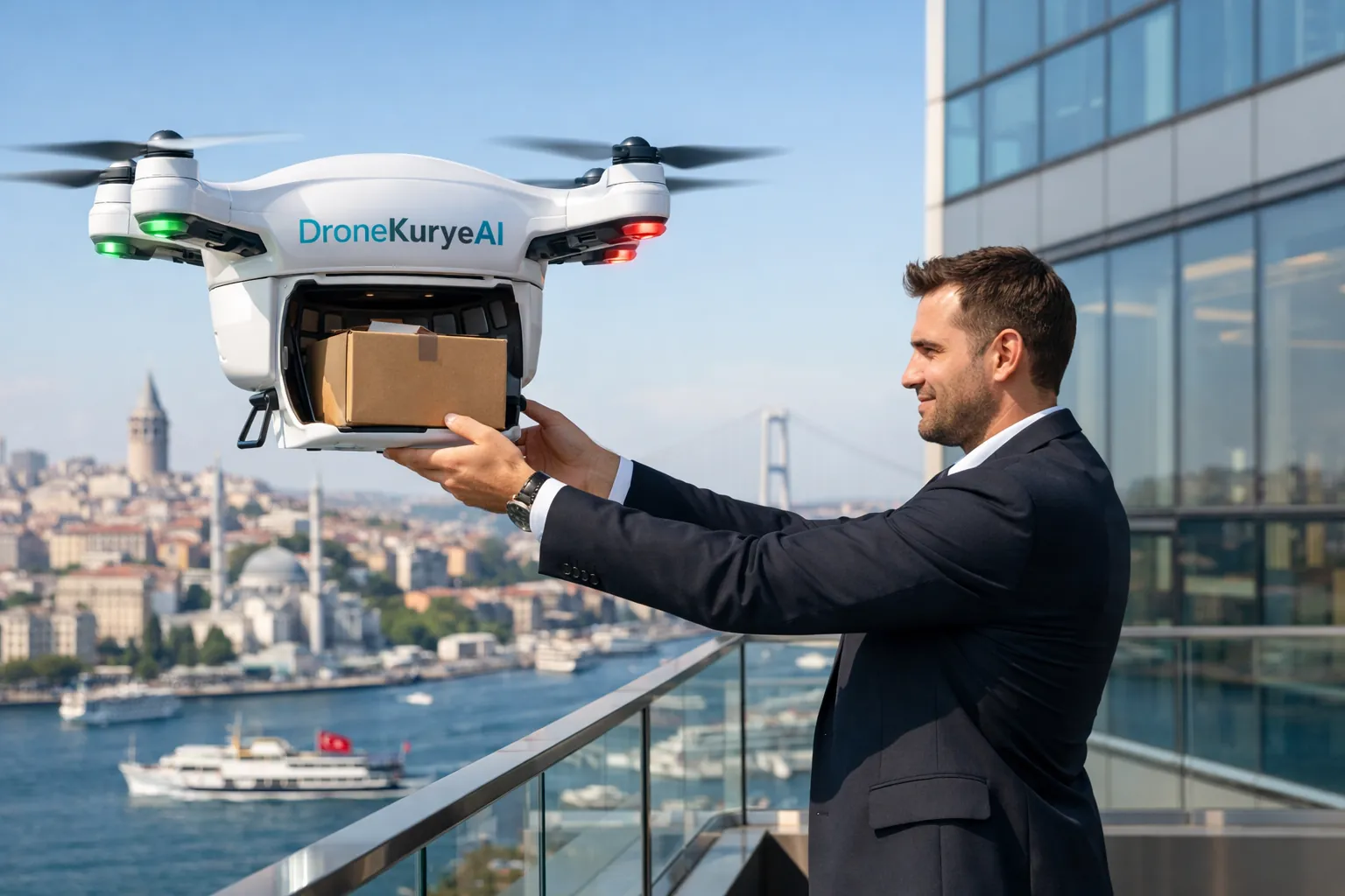 DroneKuryeAI İstanbul iş dünyası